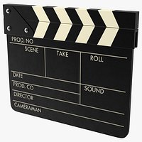Wooden Movie Clapboard