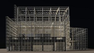 3D Industrial construction scene 25i10