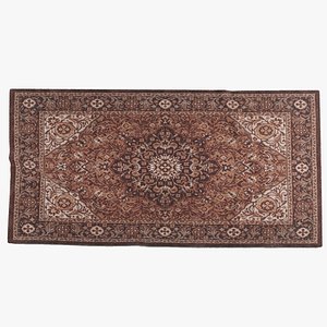 3D Turkish Vintage Carpet 02