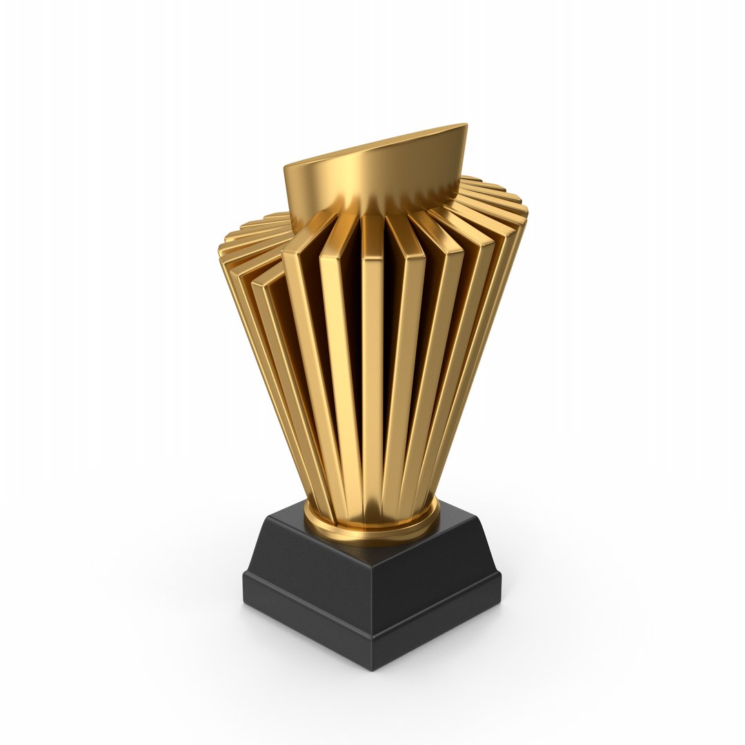 3D Model Gold Trophy Award - TurboSquid 2187612