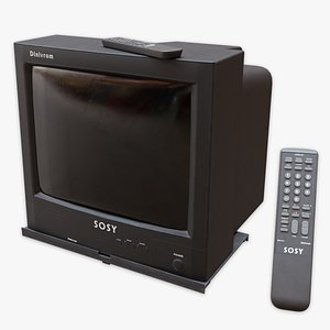 Sosy TV Set with TV Remote and Wall Stand