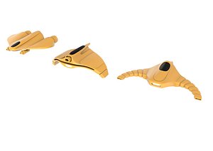 3D spaceships design