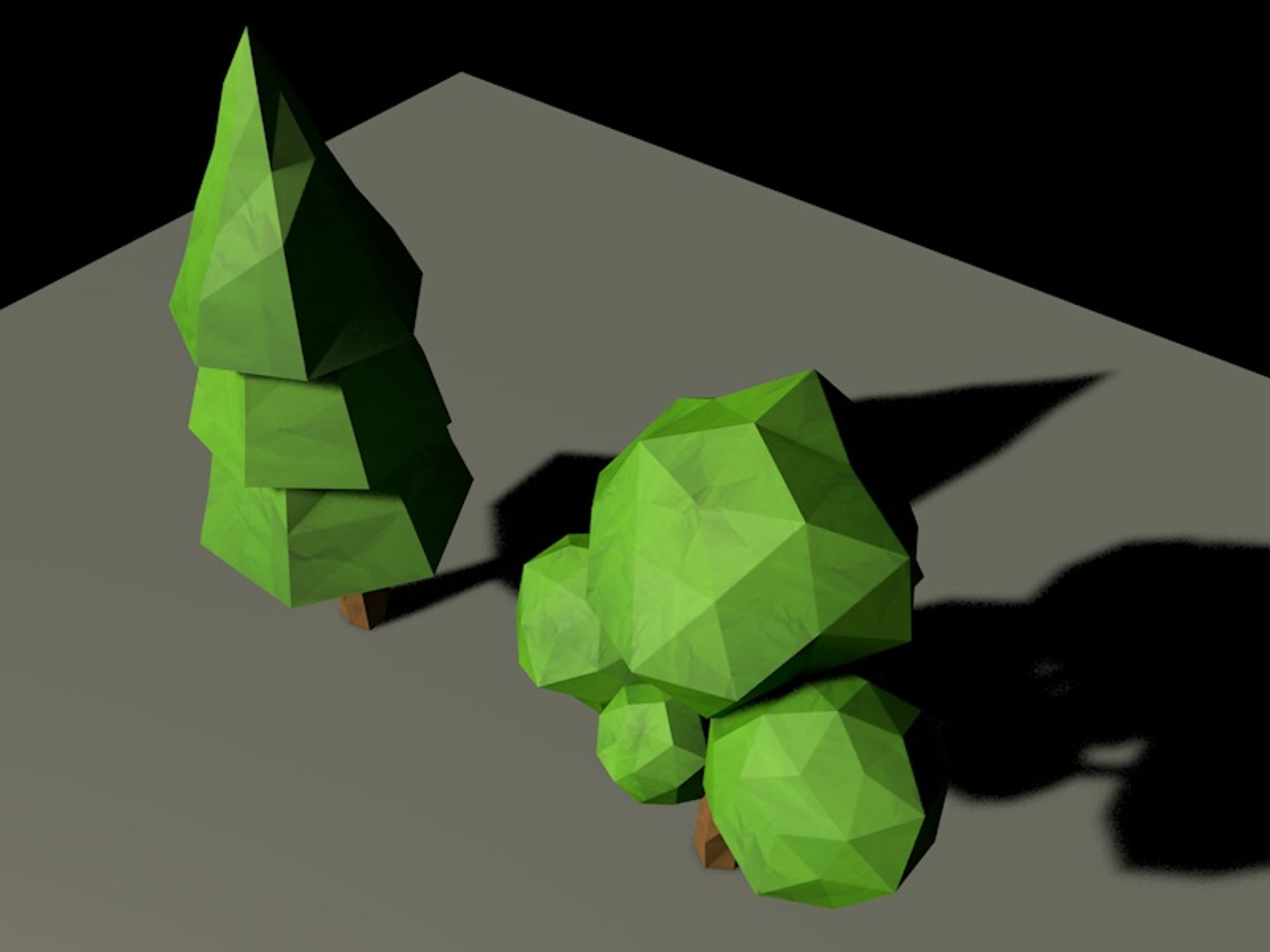 Trees Loop Animation 3d Model