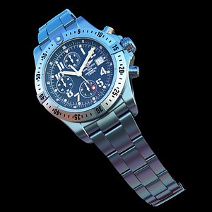 breitling wristwatch 3d model