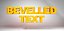 Sharp Bevelled Text - Editable