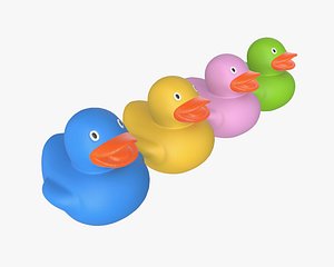 duck toy 3D