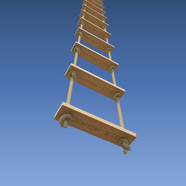 Rope ladder 3D model - TurboSquid 1233715
