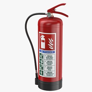 Fire Extinguisher 3D Model