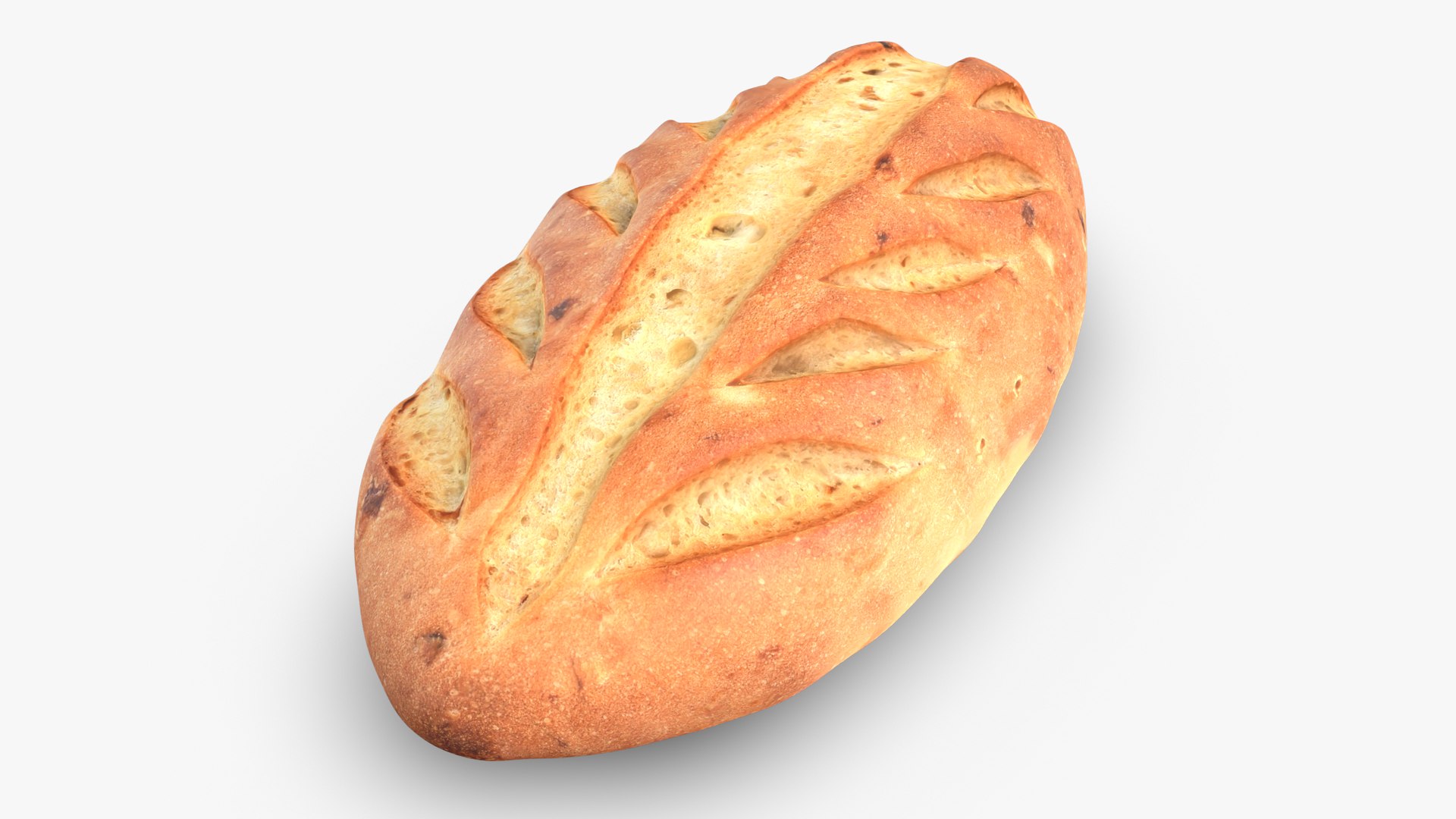 Loaf With Pattern 3D - TurboSquid 2227548