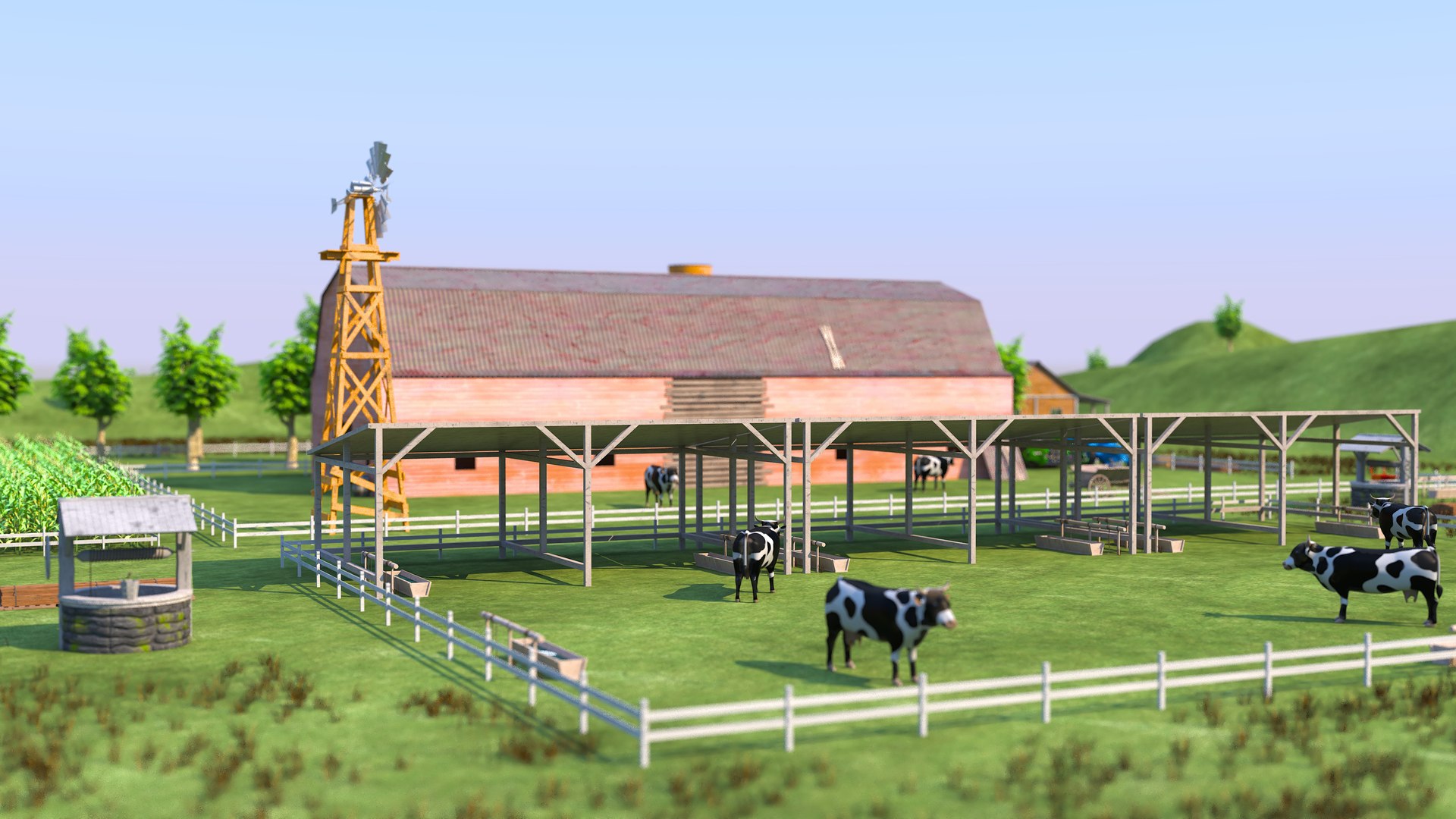 Farm 3D model https://p.turbosquid.com/ts-thumb/h1/tRlYij/U8/farm21/jpg/1723476076/1920x1080/fit_q87/23155a52f33590a40dd438e6f3bfb5e16a19e456/farm21.jpg