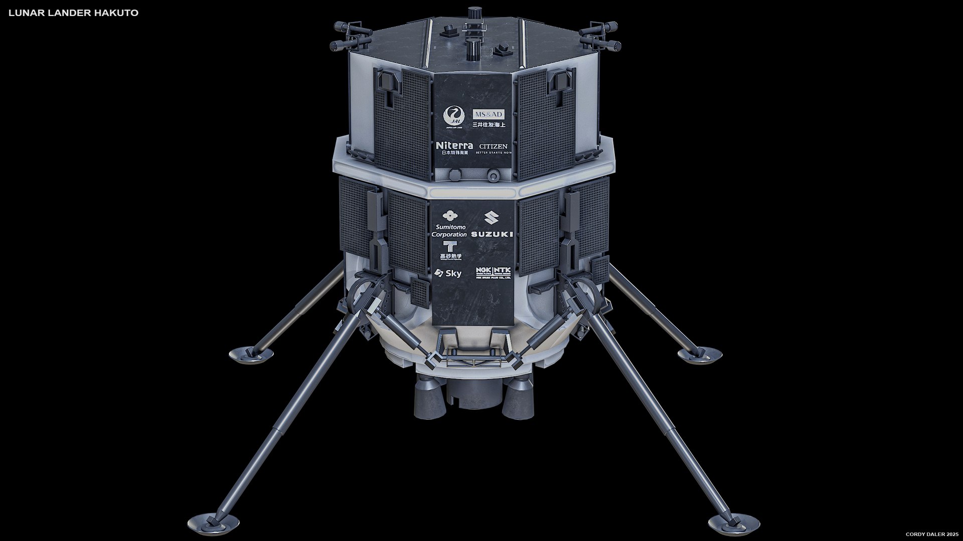 3D Lunar Lander Hakuto-R PBR https://p.turbosquid.com/ts-thumb/h1/upA0UY/5Q/rl_001/png/1752085253/1920x1080/fit_q87/a57d76f995ae91f2471fec60464b4d74130385f0/rl_001.jpg