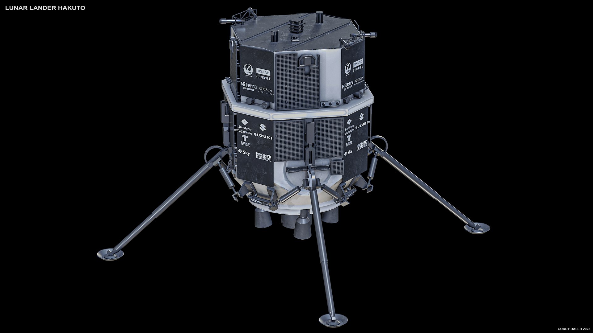 3D Lunar Lander Hakuto-R PBR https://p.turbosquid.com/ts-thumb/h1/upA0UY/pc/rl_000/png/1752085246/1920x1080/fit_q87/32de77045633bdf372d934ba47ab0e35b2f58aea/rl_000.jpg