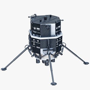 Lunar Lander Hakuto-R PBR