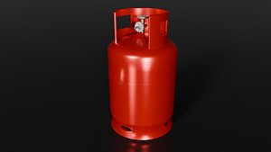 Gas Cylinder 3D model