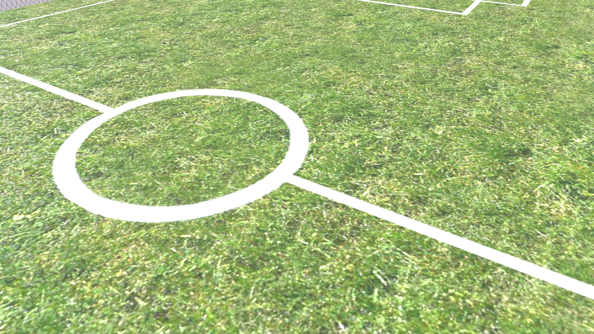 3D Football Field Low Poly - TurboSquid 2391626