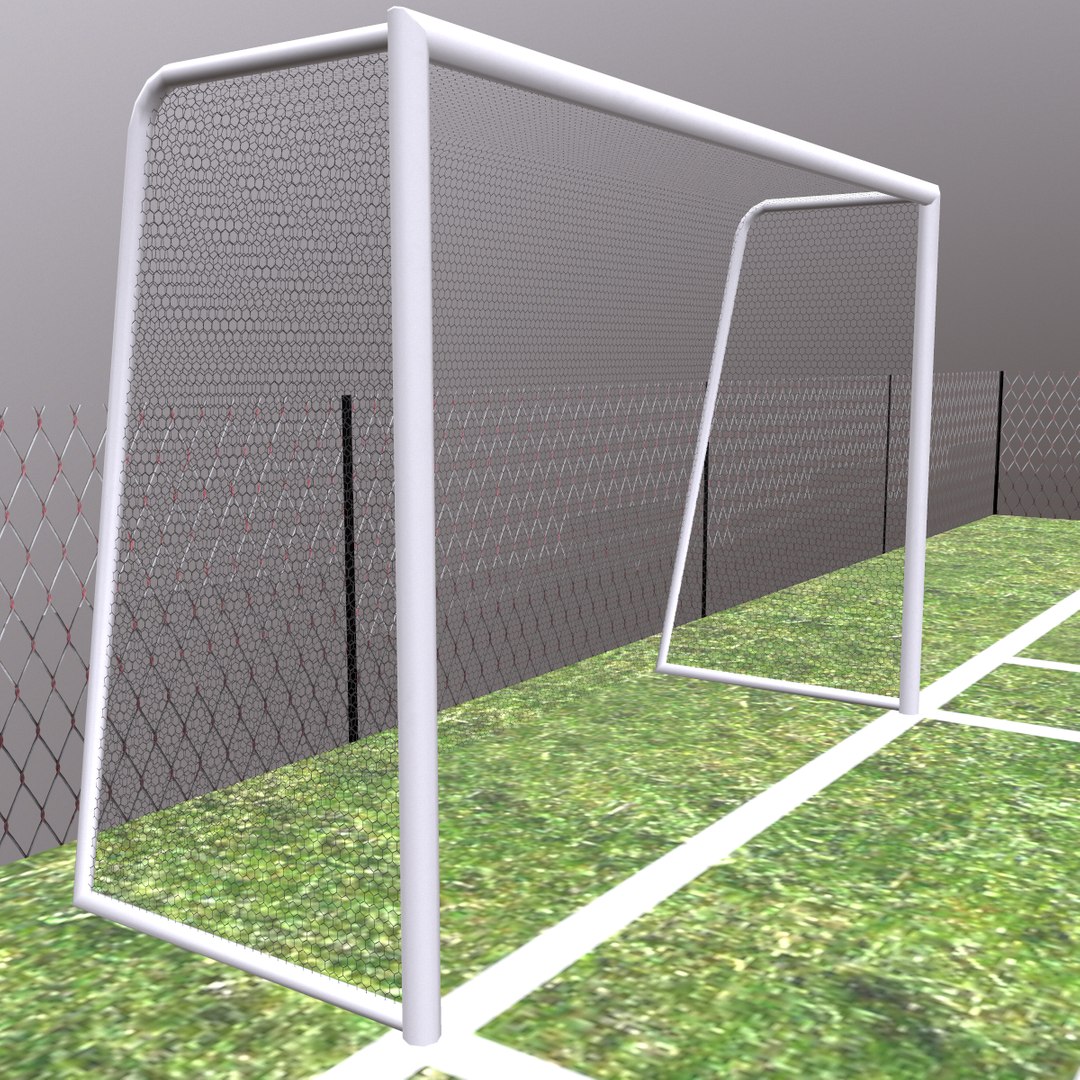 3D Football Field Low Poly - TurboSquid 2391626