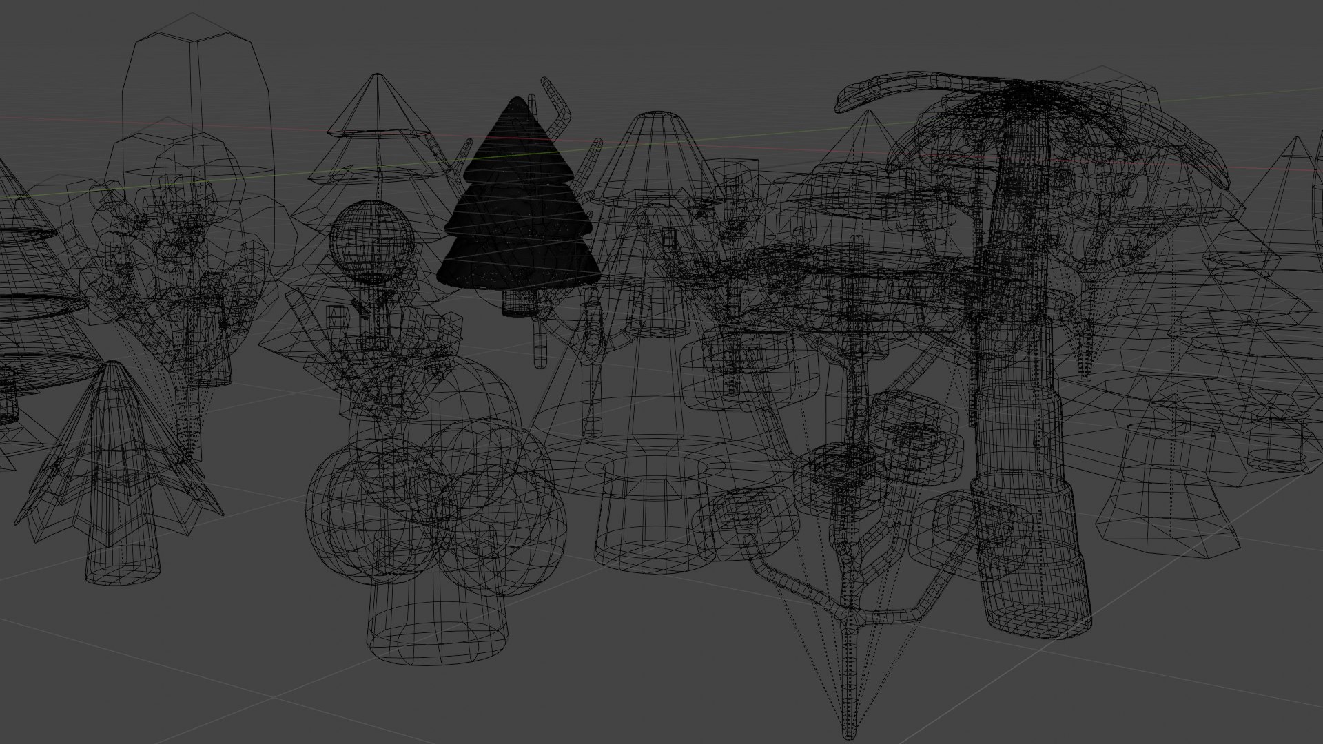 3D Model Low Poly Tree Pack - TurboSquid 2169348