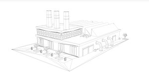 3D super market model