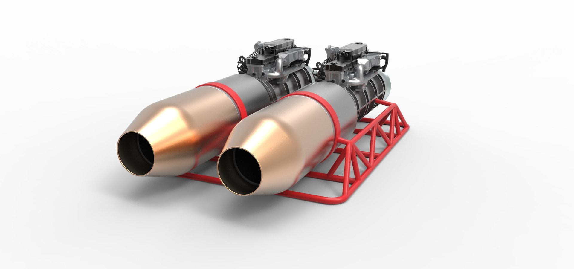 Jet Engine Frame 3D Model - TurboSquid 1381140