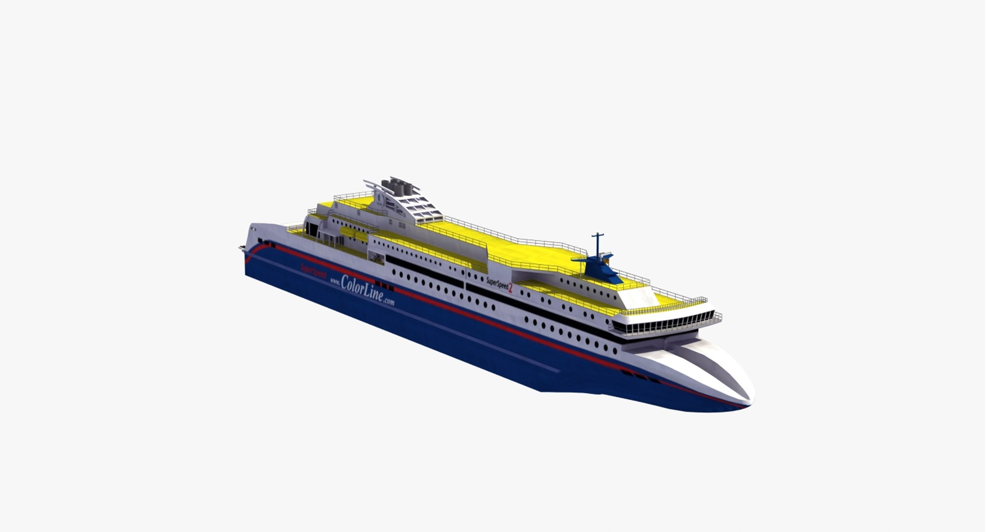 Superspeed2 Ferry 3D Model - TurboSquid 1394803