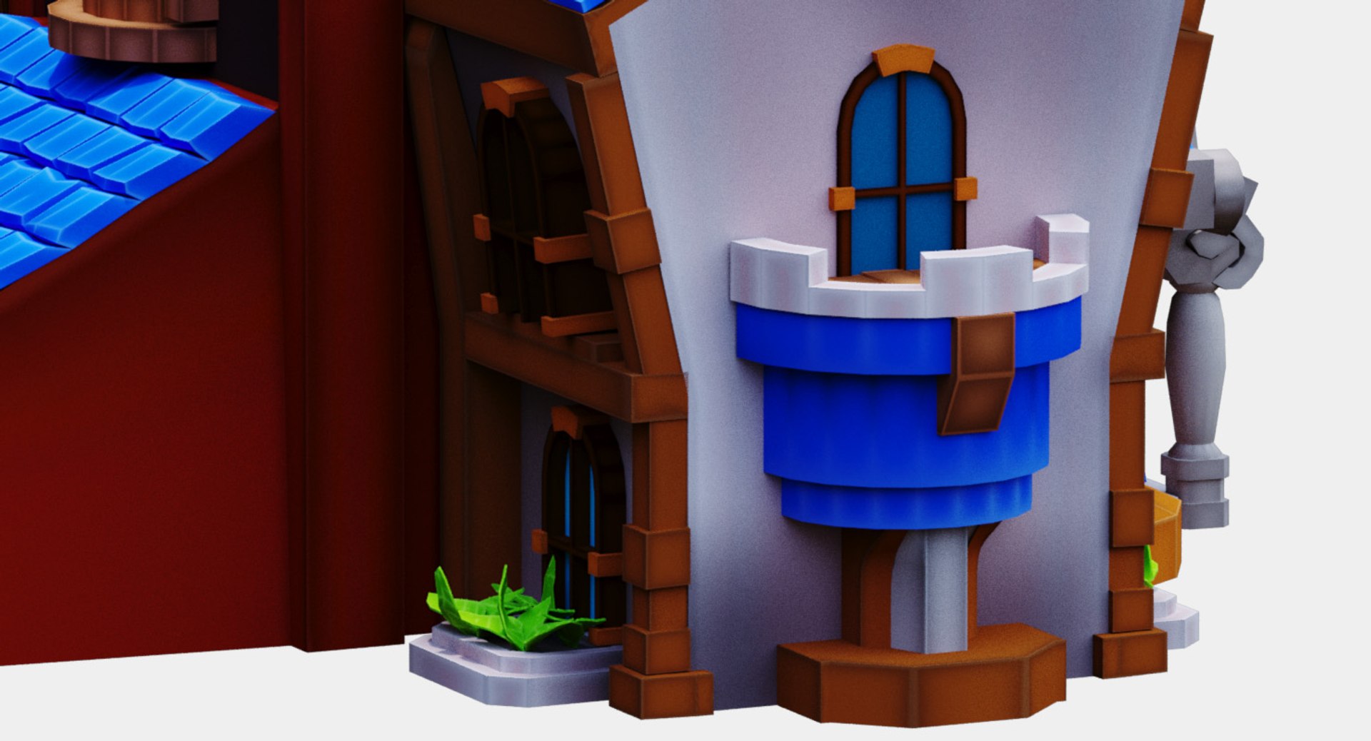 3D - Rpg Medieval Low-poly Building - TurboSquid 1378028