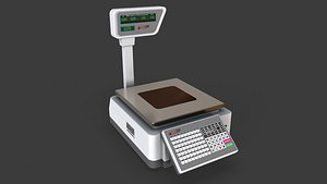 Label Printing Supermarket Weighing Scale