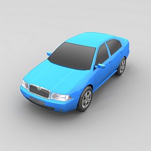 skoda octavia 3d model
