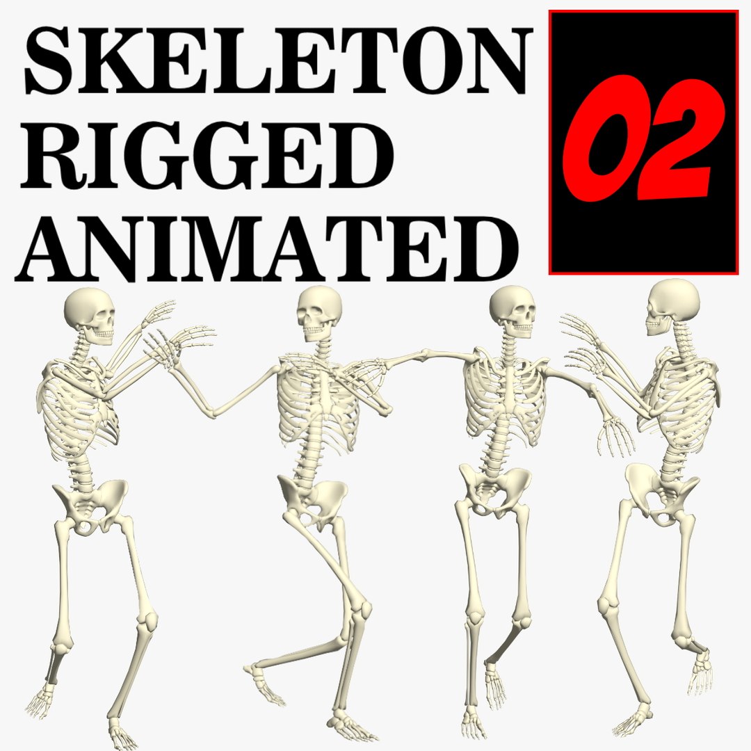 Skeleton Bash 3D Model - TurboSquid 1890963