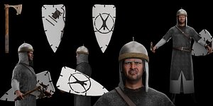 Warior 3D model