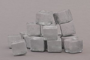3D model cube icecubes