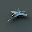 f aircraft 3d obj