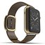 Apple Watch金42毫米软棕色皮革2 3D模型
