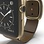 Apple Watch金42毫米软棕色皮革2 3D模型