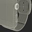 Apple Watch金42毫米软棕色皮革2 3D模型