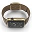 Apple Watch金42毫米软棕色皮革2 3D模型