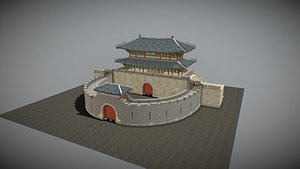 Paldalmun Gate 3D