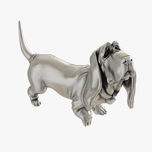 Basset Hound 3D model
