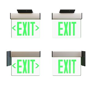3D model led exit sign architecturally