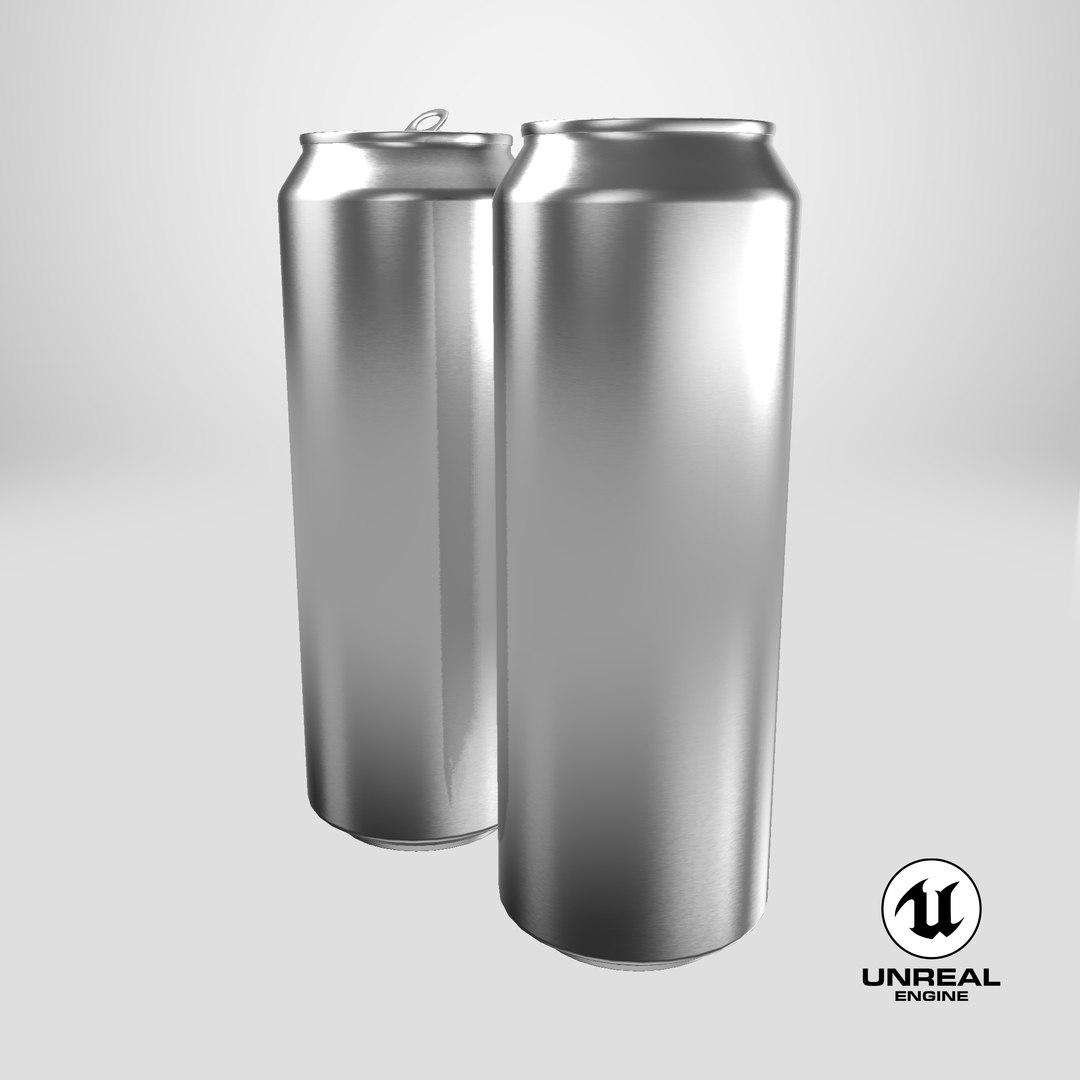 3D Standard Aluminum Can 568ML Collection https://p.turbosquid.com/ts-thumb/h2/XqrIkR/Om/stemcell_unreal_render/png/1706056224/1920x1080/fit_q87/747b5a0e0e50b7aef21a5f85b34345ed6e45edfb/stemcell_unreal_render.jpg