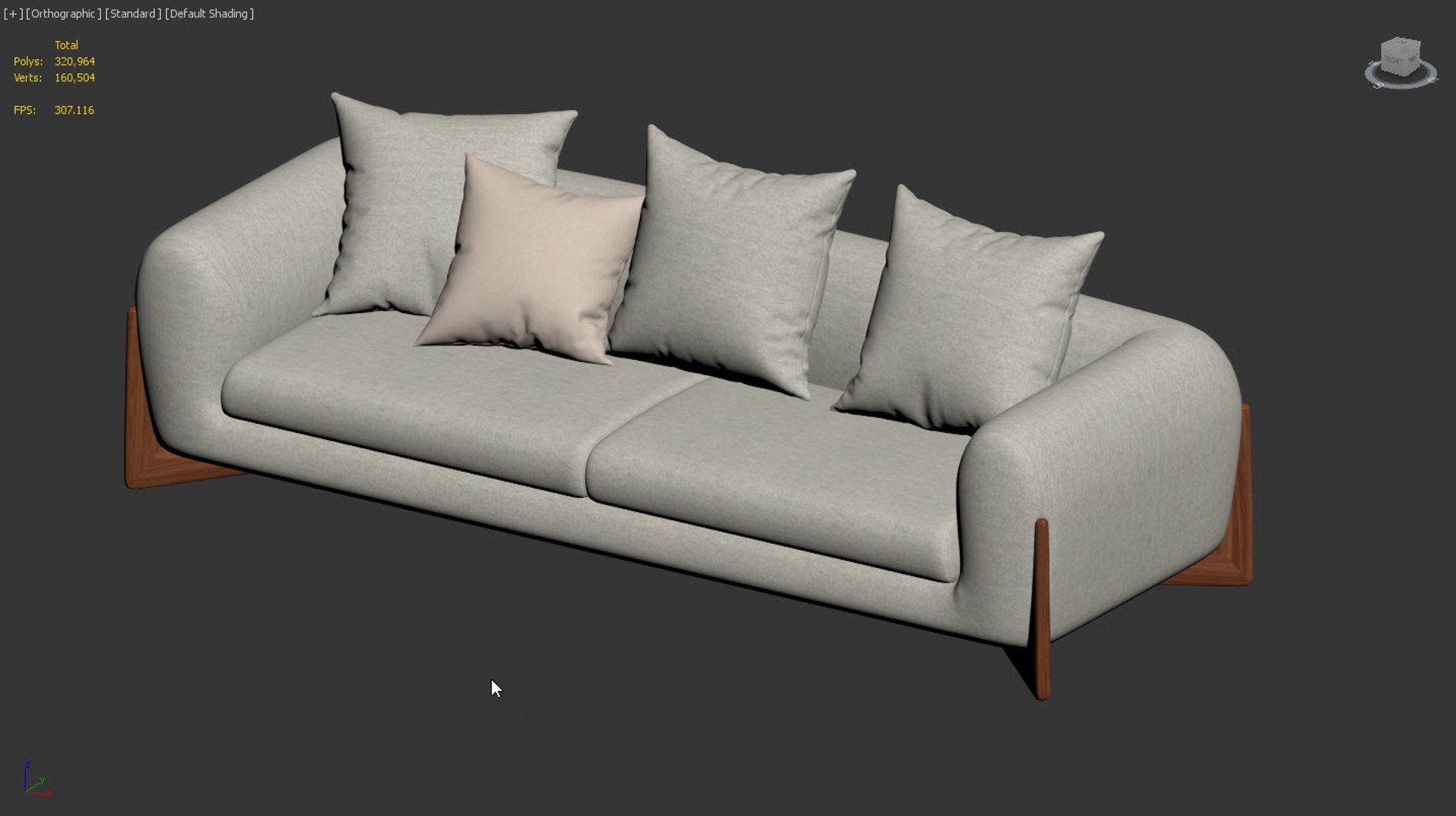 Porada Softbay Sofa Model - TurboSquid 1665627