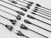 Power Cables Plugs Connectors Collection Pack