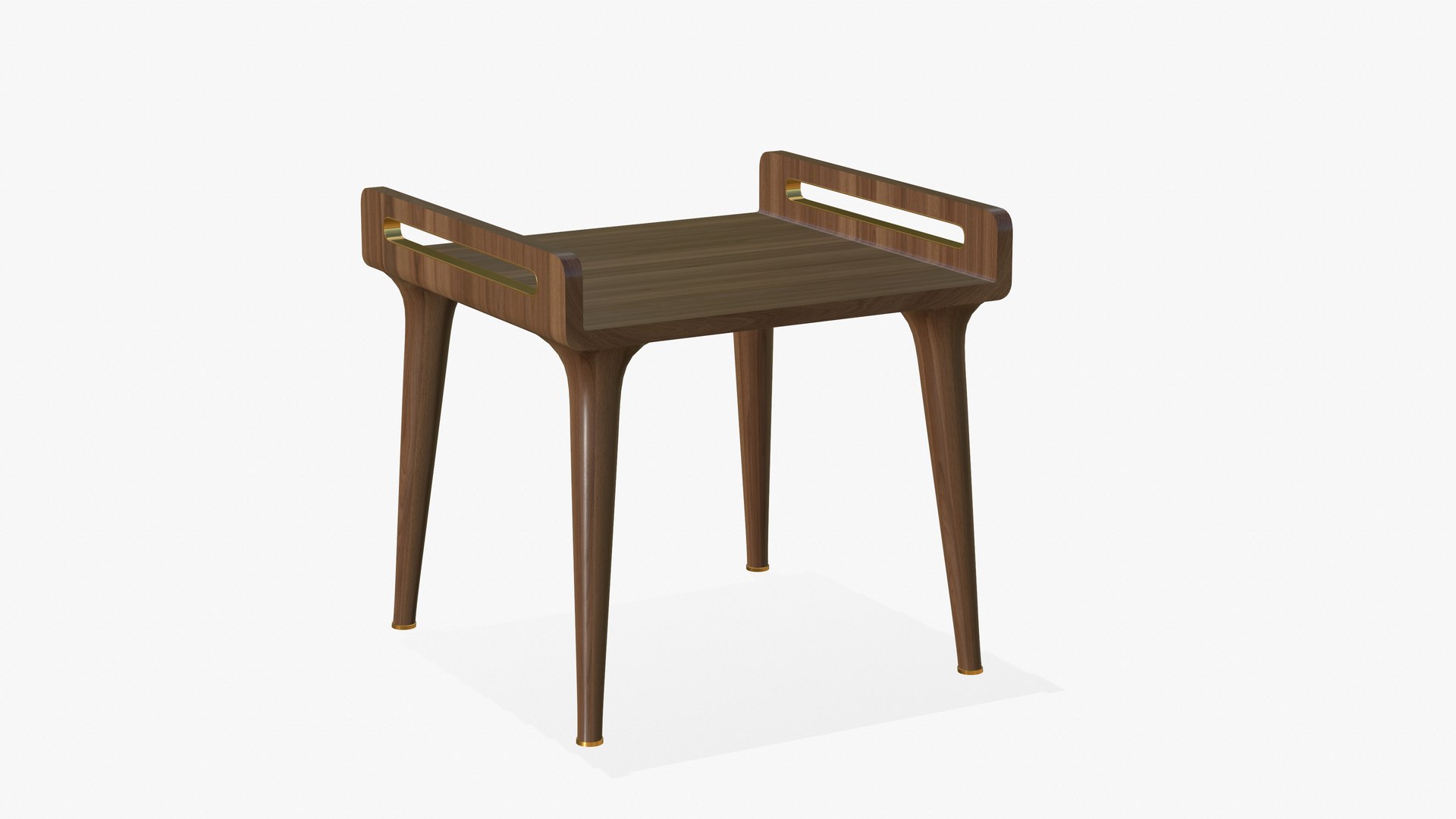 3D Wooden Stool Chair Modern TurboSquid 1853240