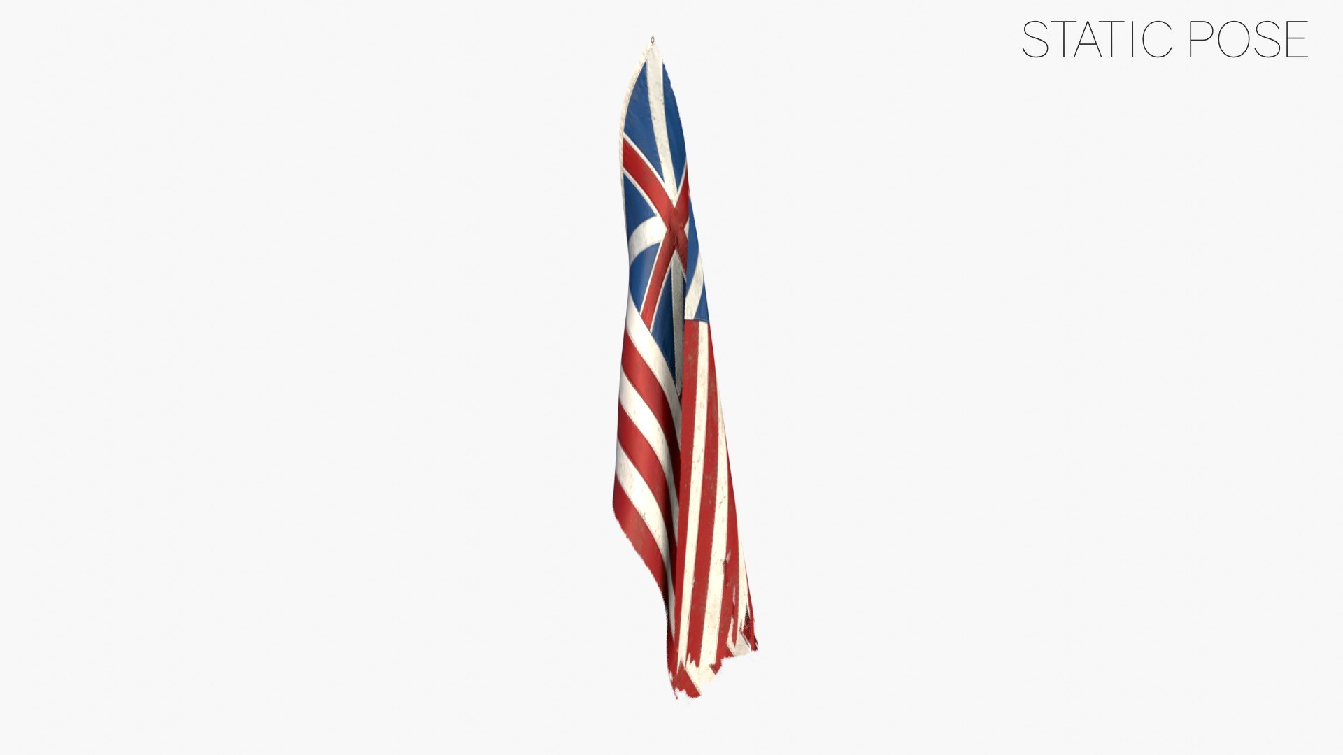 Grand Old Union Flag 3D Model - TurboSquid 1486289