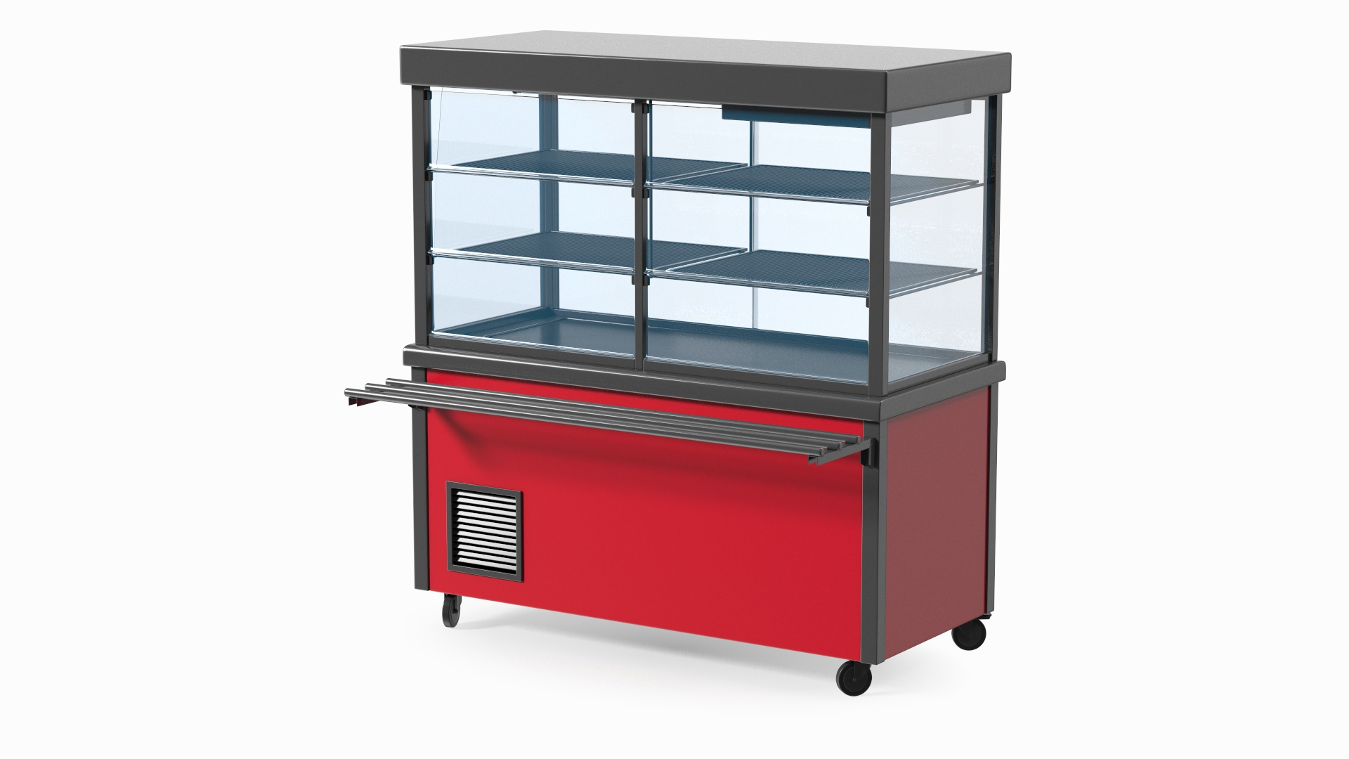 3D Small Refrigerated Display Case Self Service Line TurboSquid 2063026