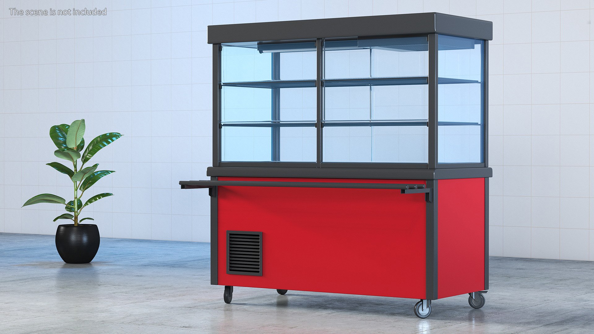 3D Small Refrigerated Display Case Self Service Line TurboSquid 2063026