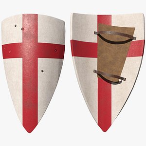 3D historically crusader shield model