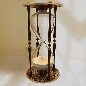 3d model classic hourglass hourglass05