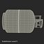 Gas Cylinder Blue 3D Model