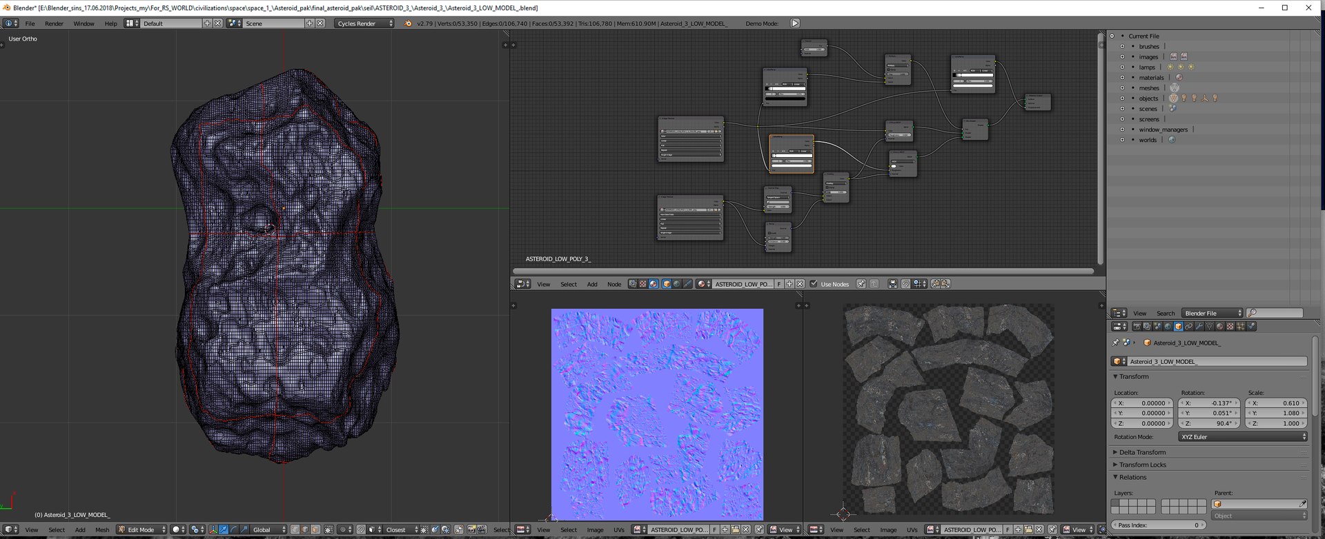 3D pack asteroids model https://p.turbosquid.com/ts-thumb/h2/xtSBgu/ViSyKrfT/asteroid_low_poly_3_/png/1559051601/1920x1080/fit_q87/5e3e4dfc15b31d2d2d13442a84efc04c68c7ac82/asteroid_low_poly_3_.jpg