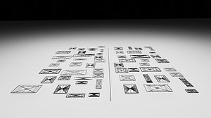 3D model BLUEPRINT SCENE FROM KATHTHI REMAKE IN BLENDER